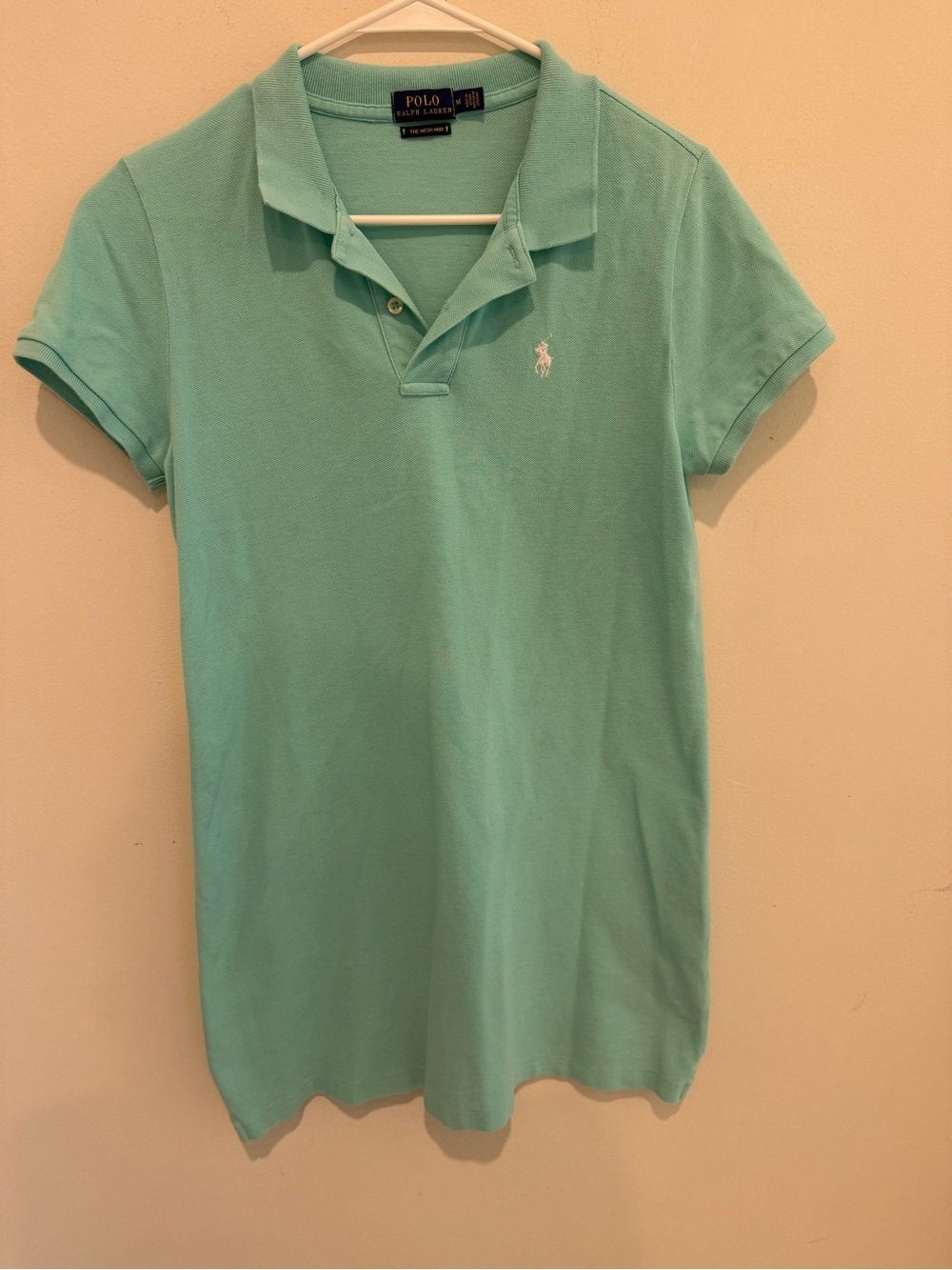 Ralph Lauren Mint Green Polo Mini Dress